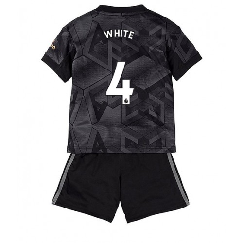 Arsenal Benjamin White #4 Bortedraktsett Barn 2022-23 Kortermet (+ Korte bukser) Arsenal Benjamin White #4 Bortedraktsett Barn 2022-23 Kortermet (+ Korte bukser)